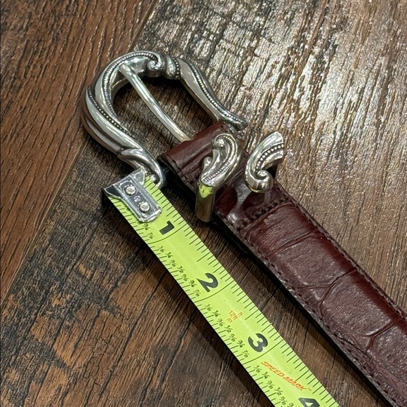 Brighton Rich Brown Leather Belt - Picture 7 of 8